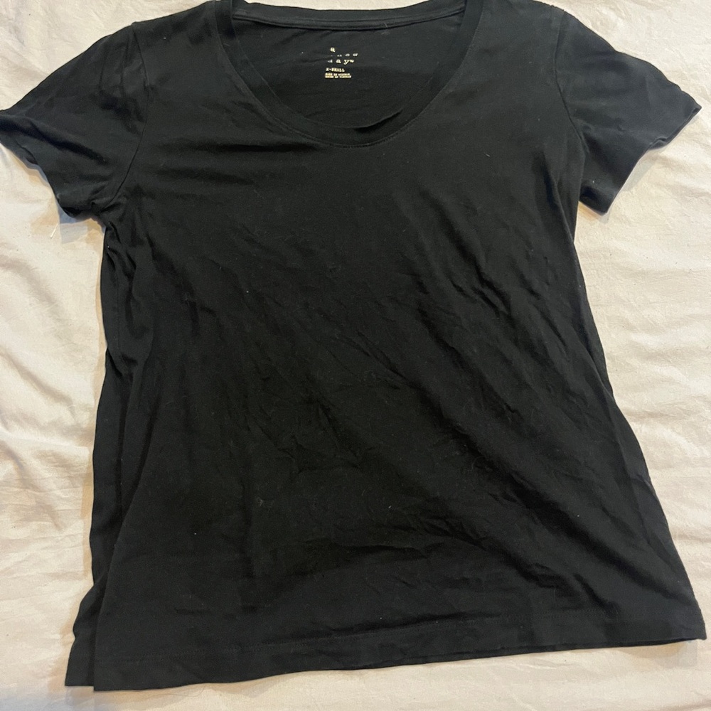 a new day Black Short Sleeve Tee